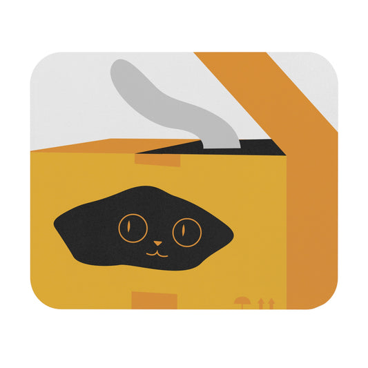 Is that a cat in a box? Mouse pad