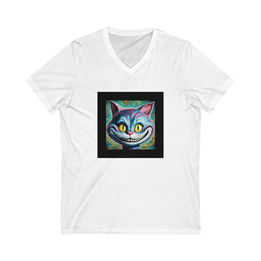 Cheshire Cat V-Neck Tee