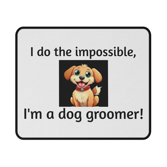 Cool mouse pad for groomers.