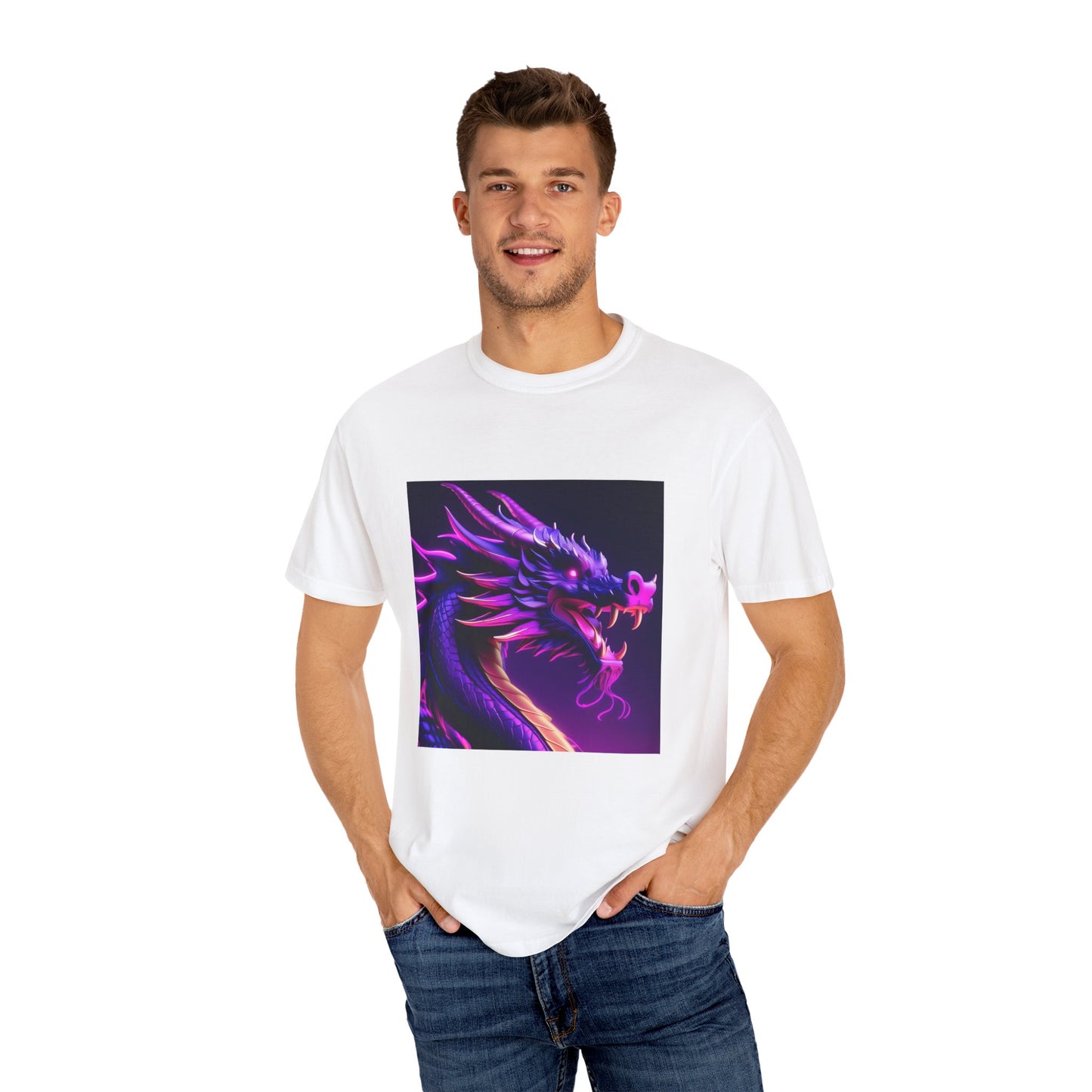 Vibrant Dragon Graphic T-Shirt