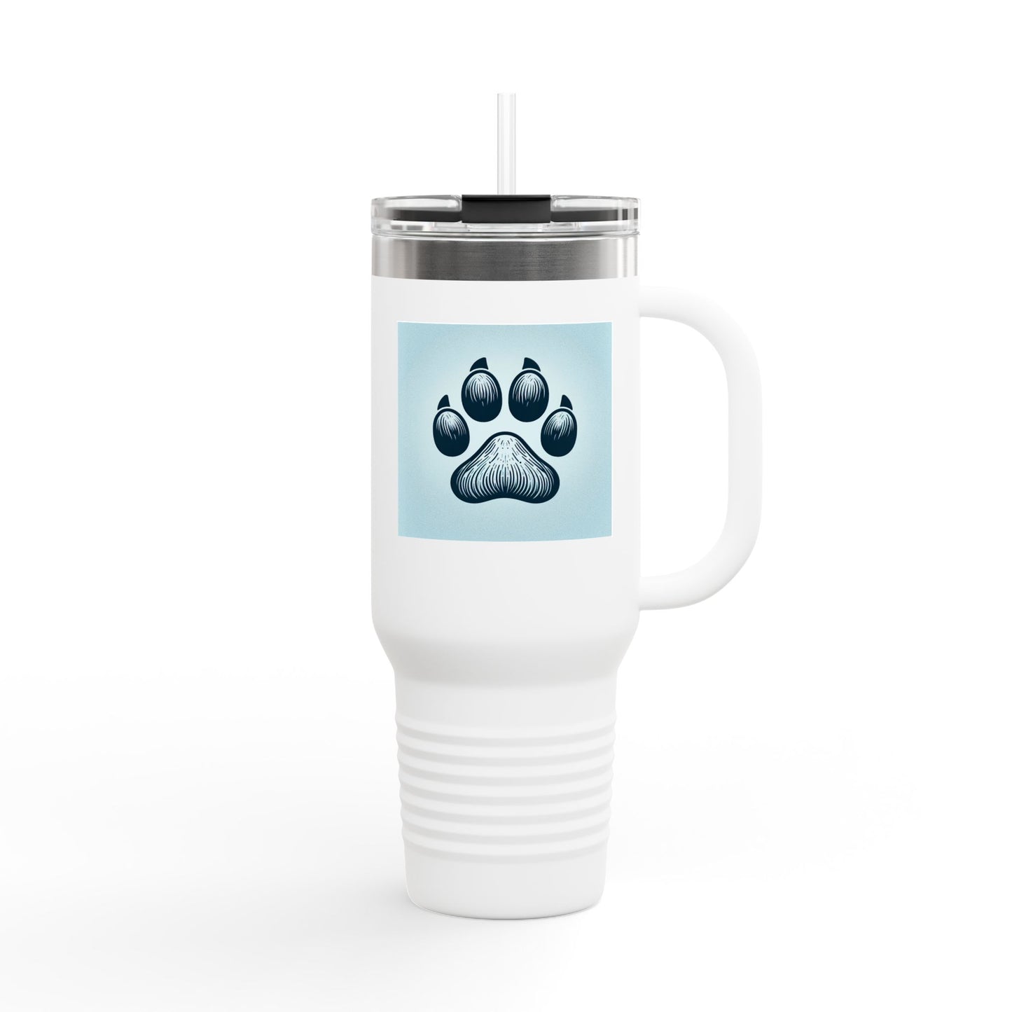 Paw print design Insulated Travel Mug - 40oz