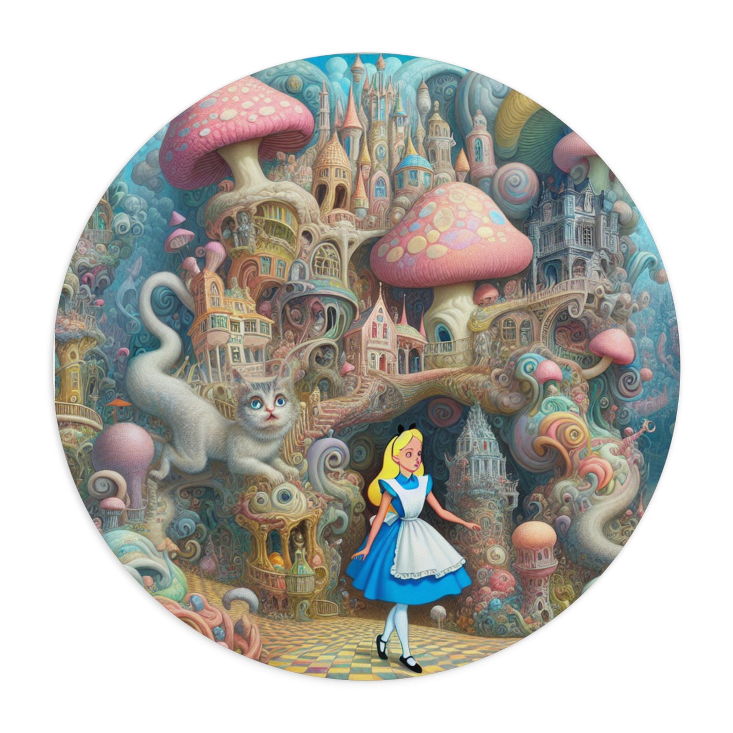 Wonderland mouse Pad.