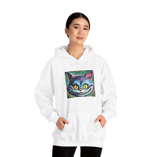 Cheshire Cat Hoodie - Cozy Unisex Heavy Blend Sweatshirt